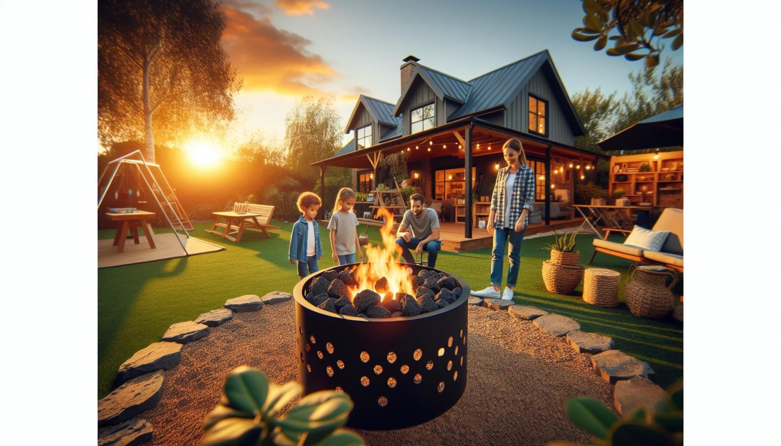 Fire Fun Fire Pit Accessories & Rocks • Fun-Backyard-Activities.com