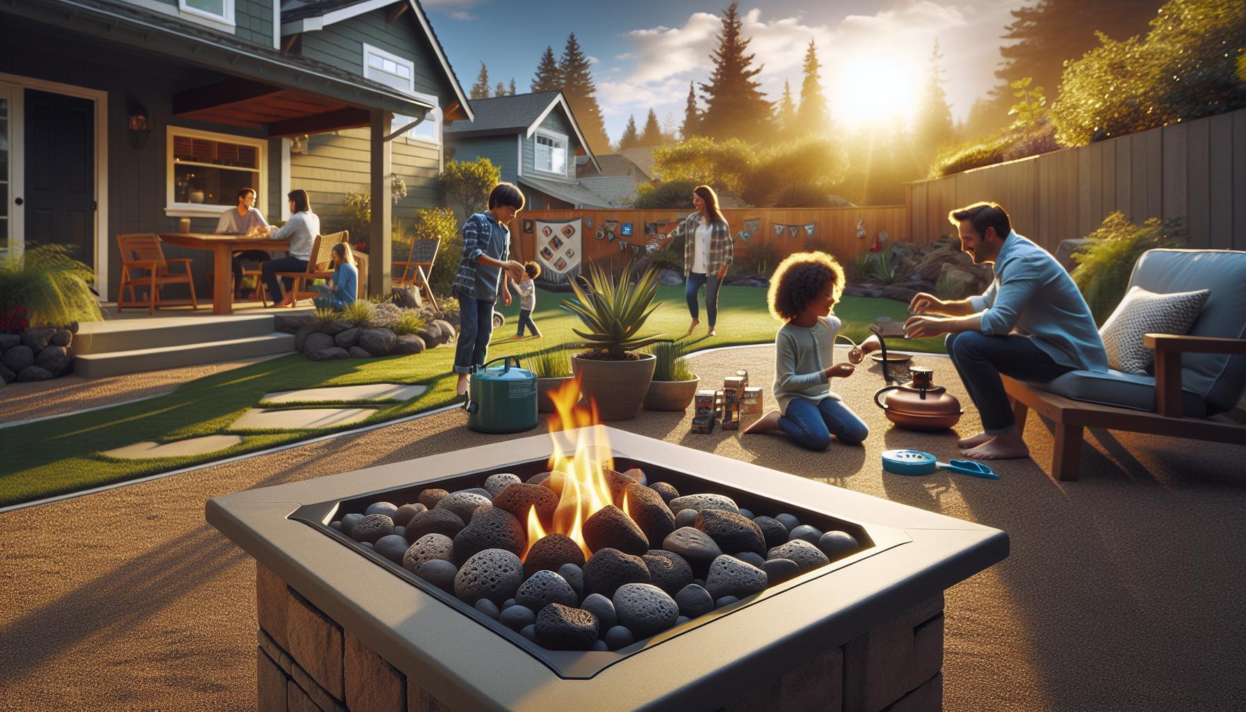 Lava Rocks for Propane Fire Pit: Enhance Heat and Ambiance