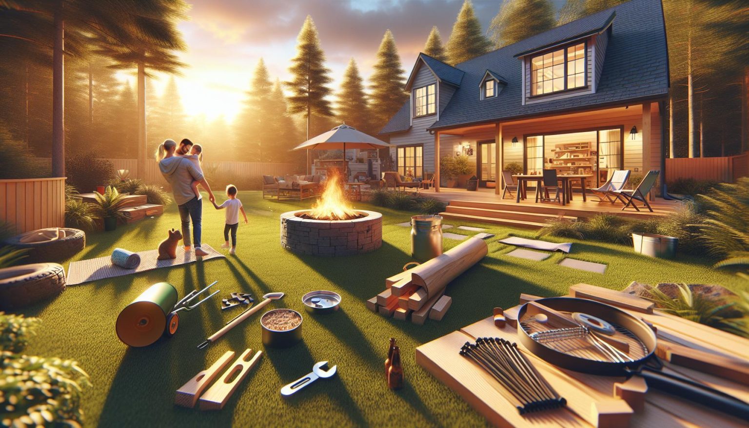 Fire Fun Can You Put A Fire Pit On Grass? Safety And Setup Tips • Fun-Backyard ...