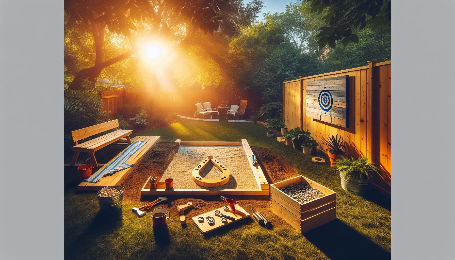 Horse Shoe Pit: DIY Build and Play Instructions