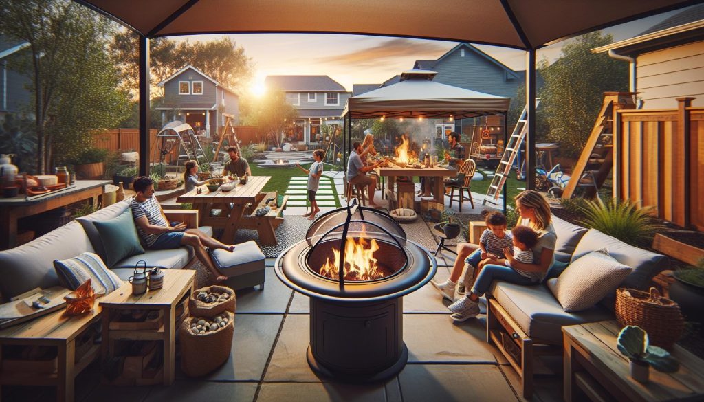 Fire Fun Can You Put A Propane Fire Pit Under A Canopy? Safety Explained • Fun ...
