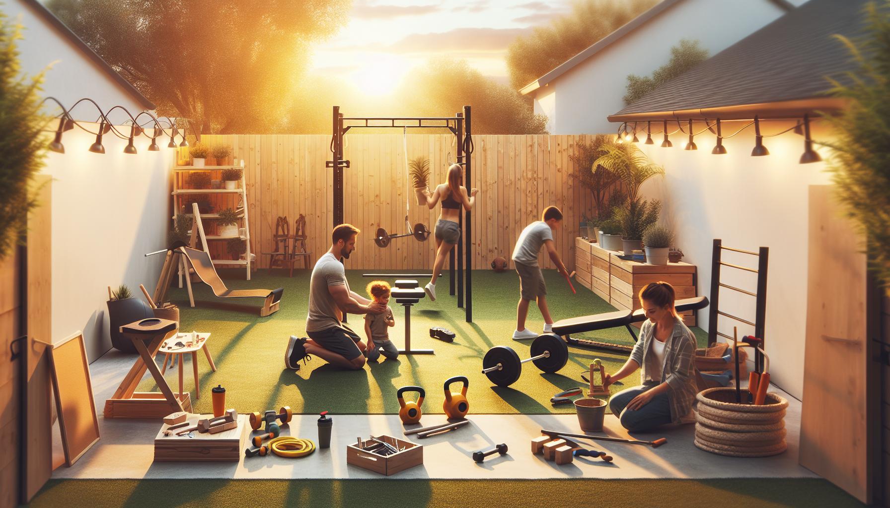 Choosing the Right Equipment for Your Backyard Gym