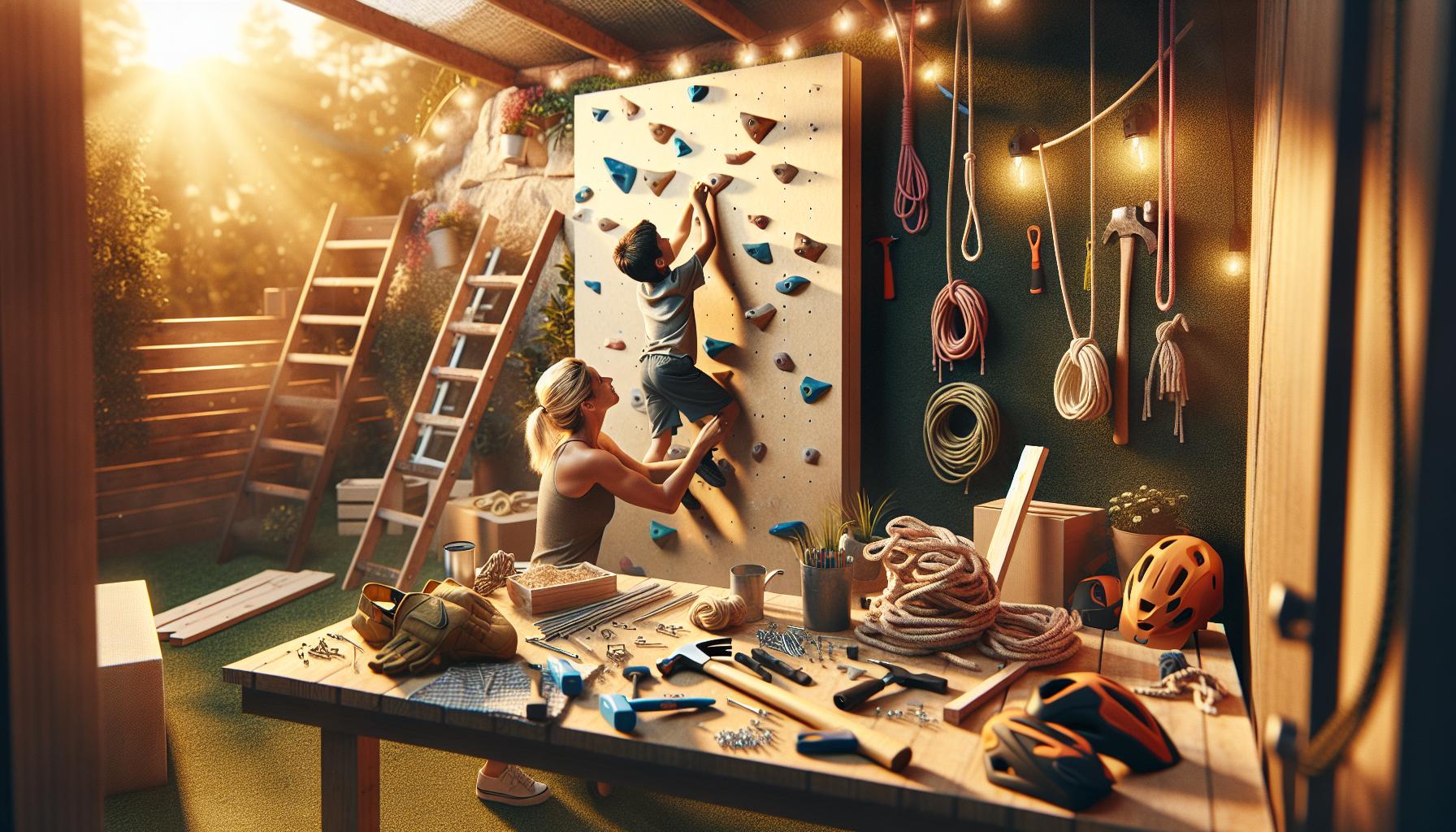 Essential Tools and Materials for DIY Climbing Walls