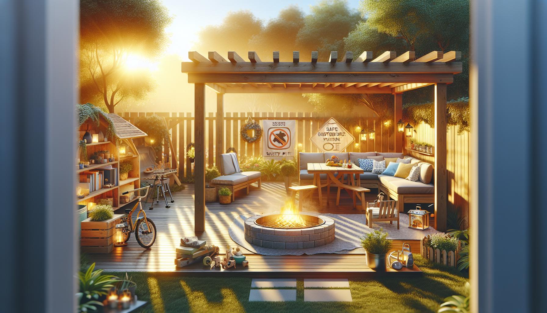 Can You Have a Fire Pit Under a Pergola? Safety Guidelines Explained 3 Understanding Fire Pit Safety Under a Pergola